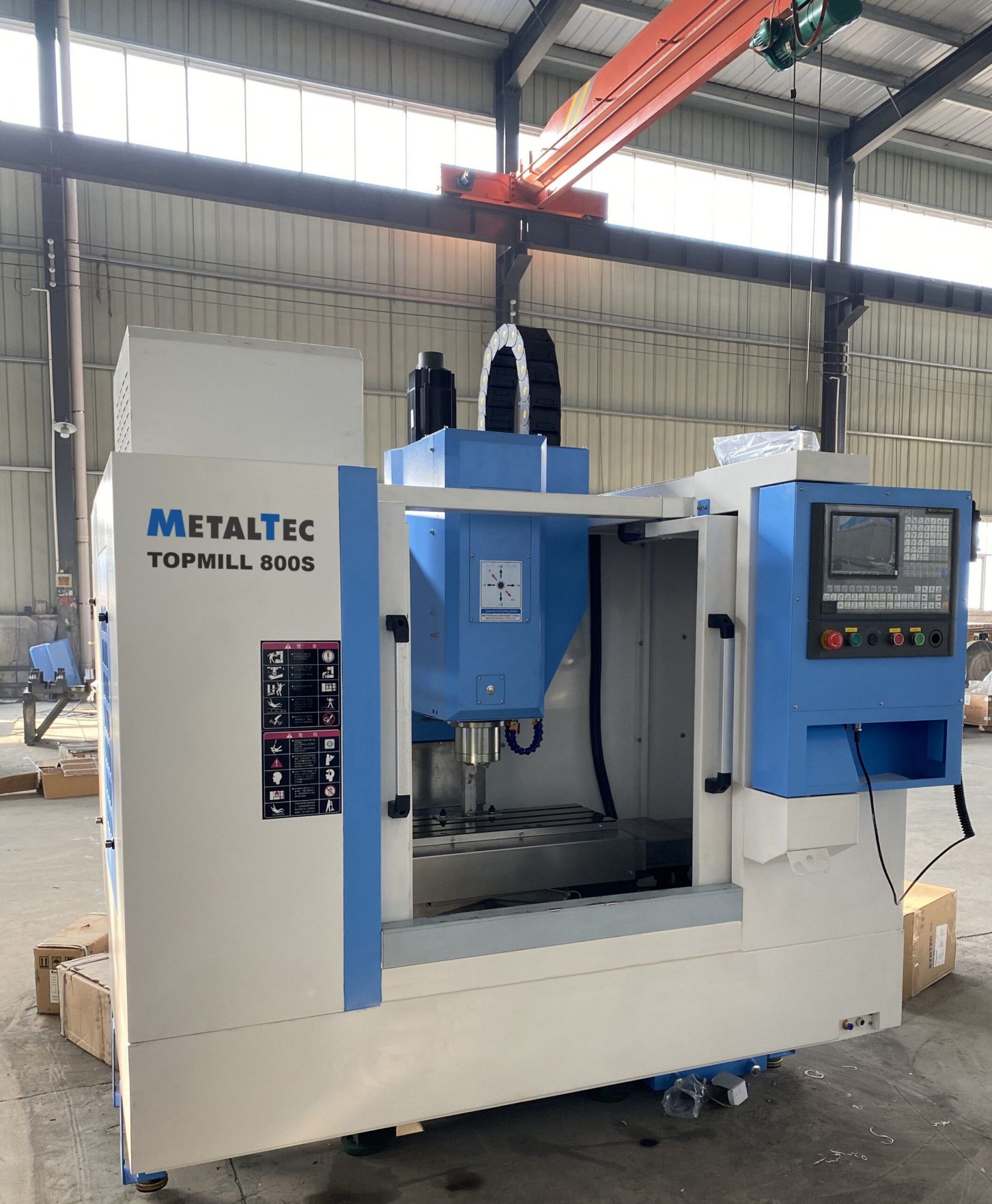 MetalTec TOPMILL 800S Вертикальный обрабатывающий центр с ЧПУ (подготовка под 4 ось)